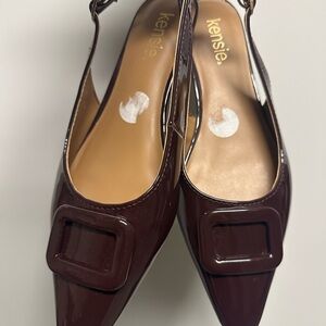 Pop Women's Dark Brown Slingback Heels